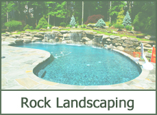 Backyard Landscaping with Rock