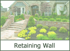 Front Yard Retaining Wall for Landscaping